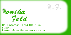 monika feld business card